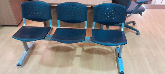 Gang3P – 3seater bench (Plastic only) image 1