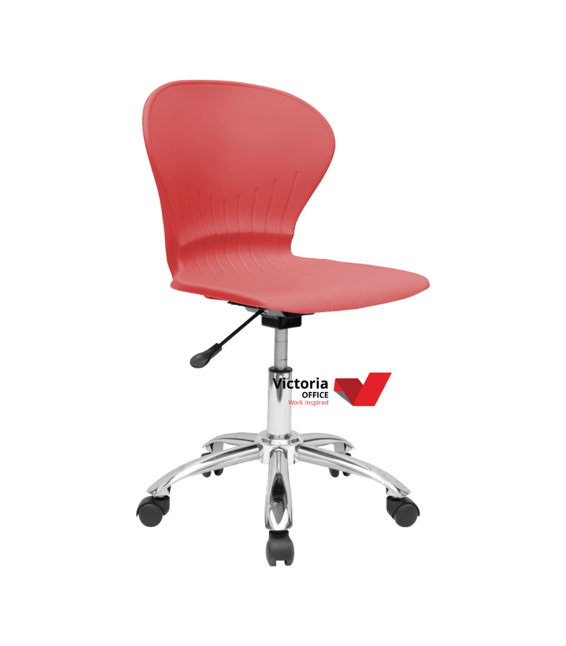 PLASTIC CHAIR SWIVEL	MODEL:5D001B3 - Red image